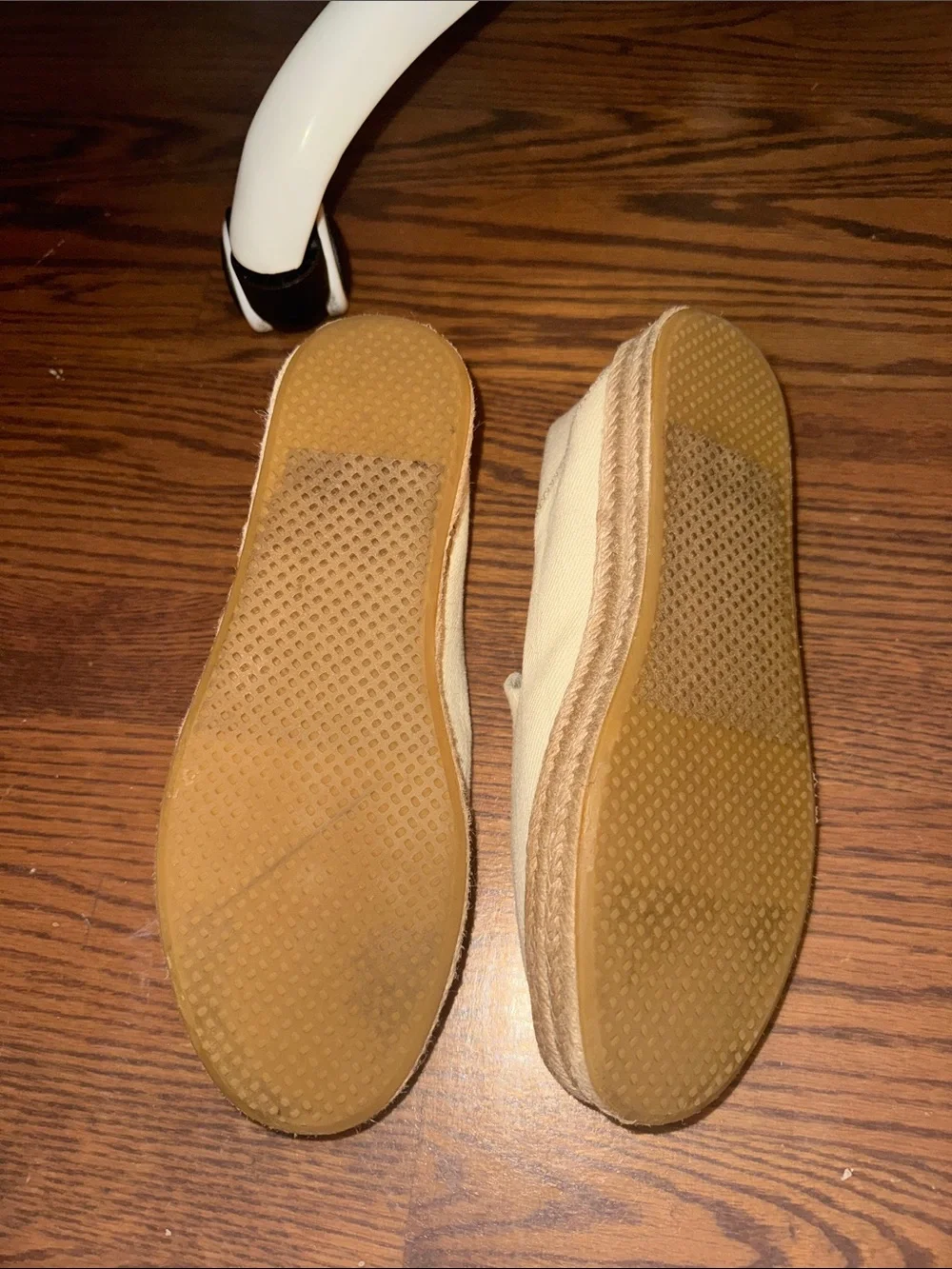 Toms Men's Slip-On Loafers in Cream Canvas